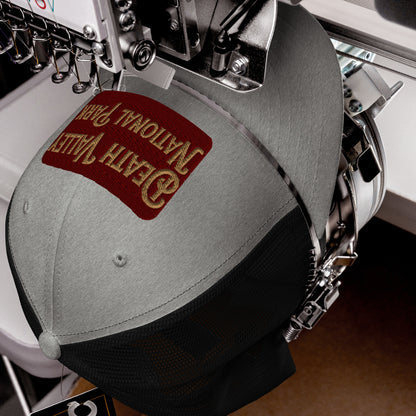 Death Valley National Park Sign Embroidered Trucker Cap hat Park Service Apparel