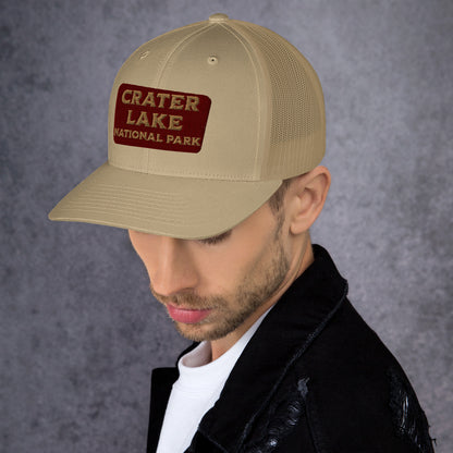 Crater Lake National Park Embroidered Trucker Hat hat Park Service Apparel