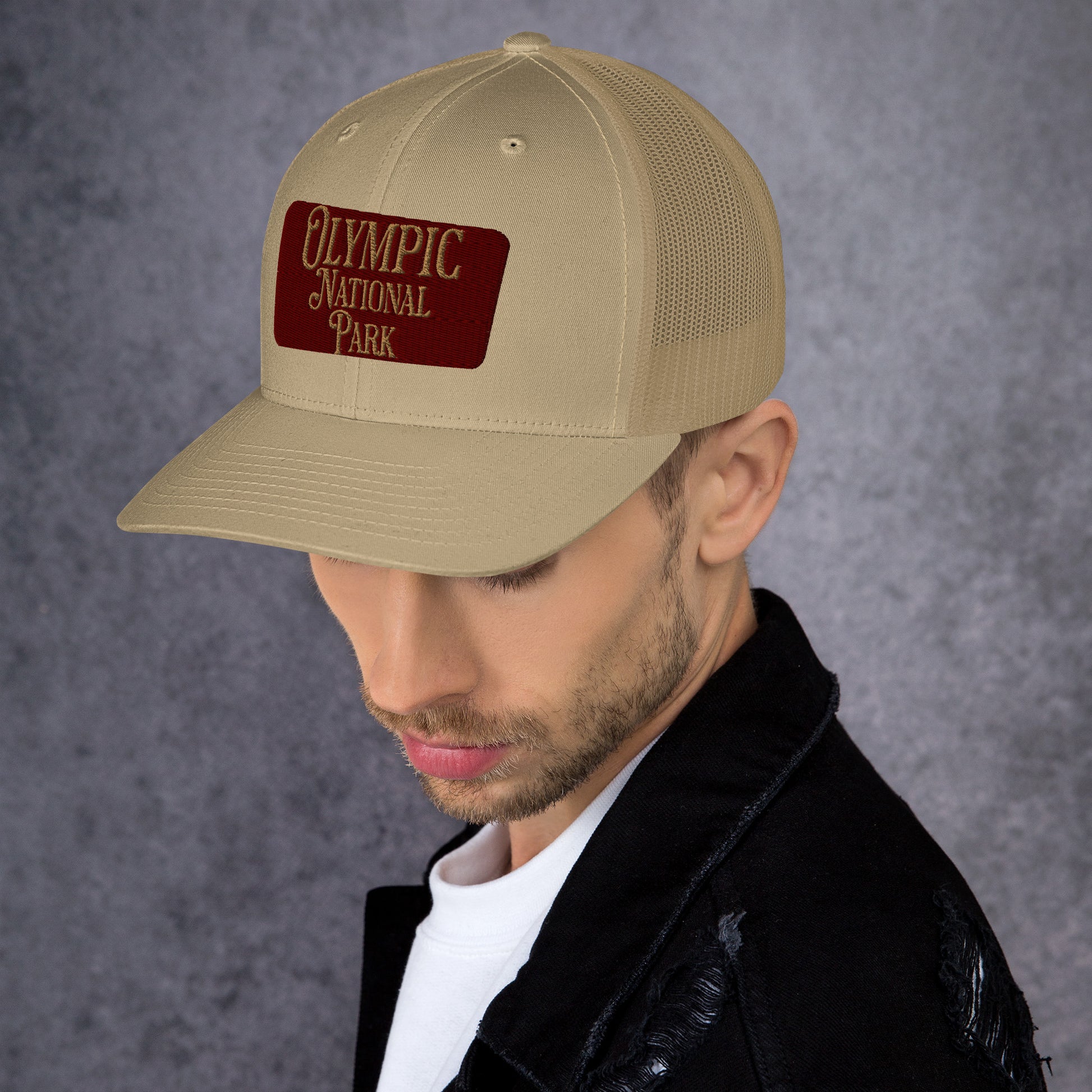 Olympic Embroidered National Park Trucker Hat hat Park Service Apparel