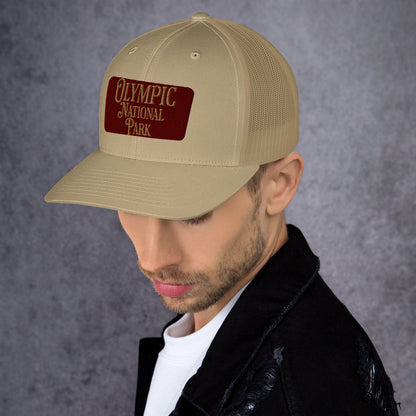 Olympic Embroidered National Park Trucker Hat hat Park Service Apparel