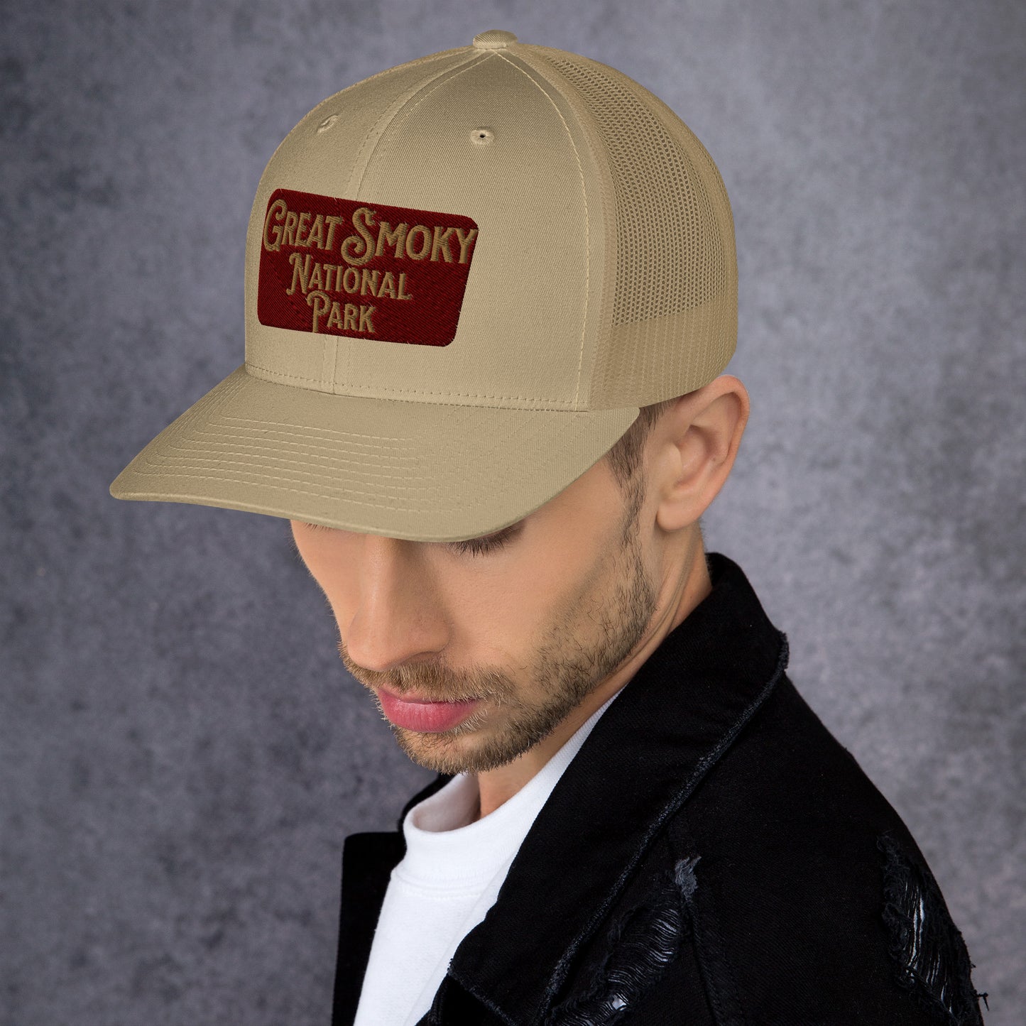 Great Smoky Mountains National Park Embroidered Trucker Hat hat Park Service Apparel