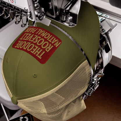Theodore Roosevelt National Park Embroidered Trucker Hat hat Park Service Apparel