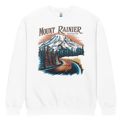 Road to Rainier crewneck sweatshirt alternate apparel color or product angle