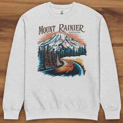 Road to Rainier crewneck sweatshirt primary product view