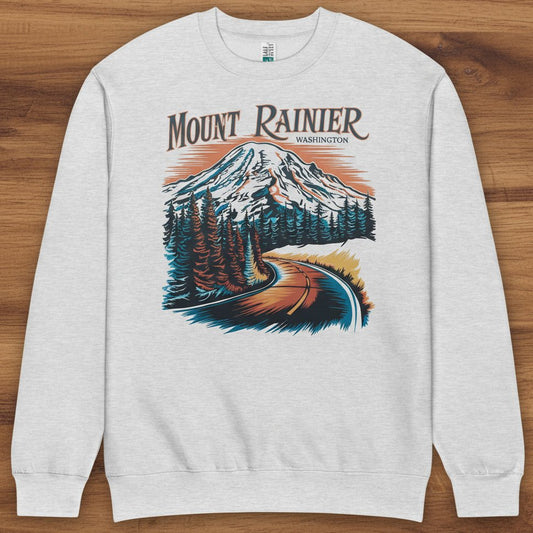 Road to Rainier crewneck sweatshirt primary product view