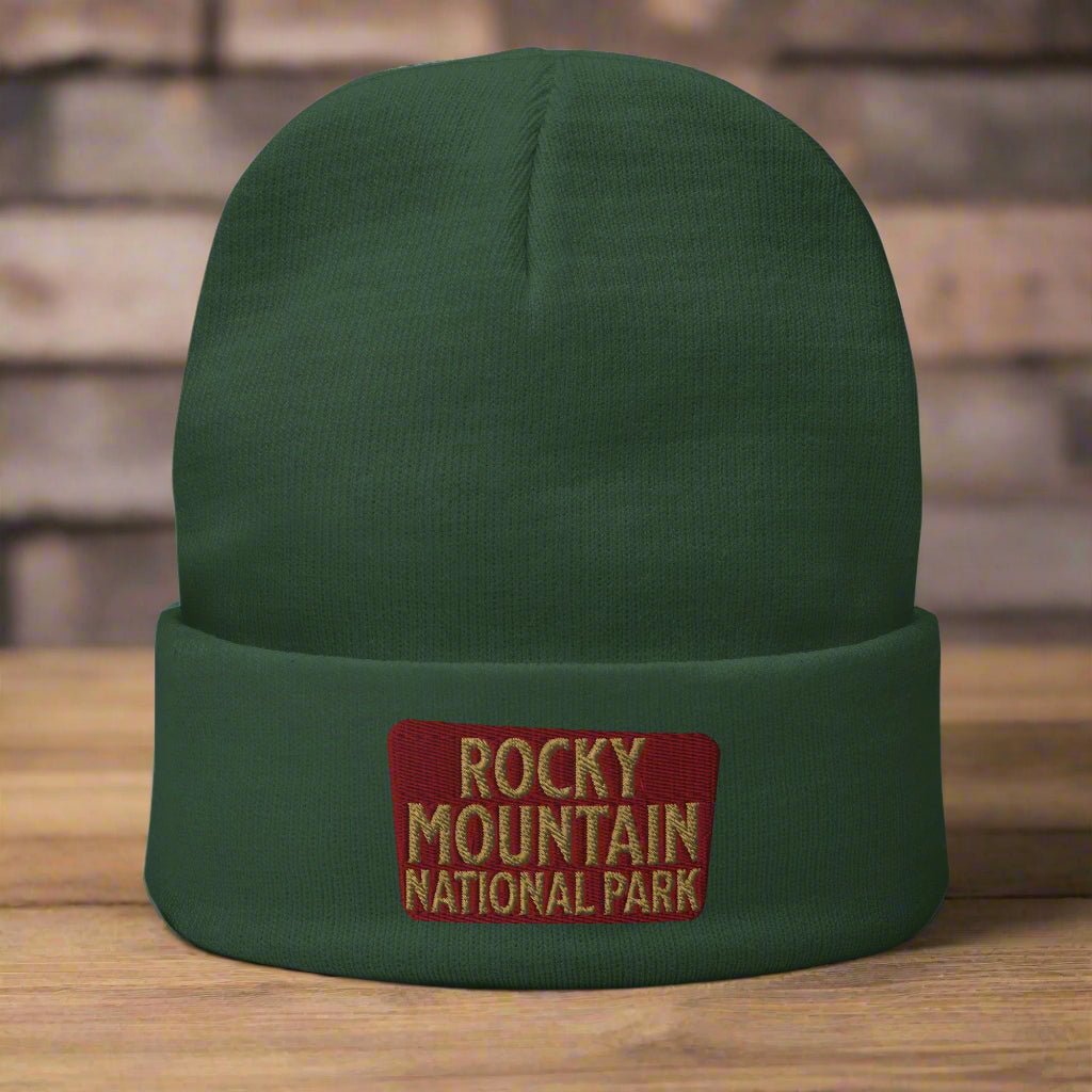 Rocky Mountain Embroidered Beanie - Parks Apparel