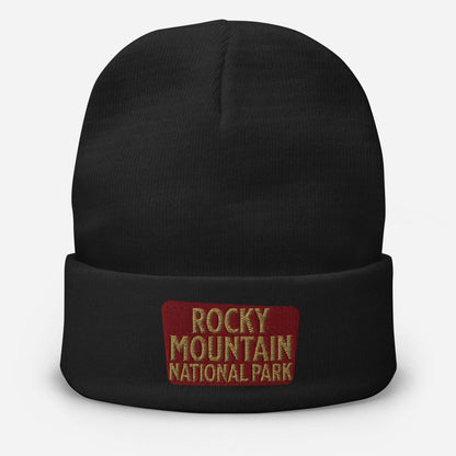 Rocky Mountain Embroidered Beanie - Parks Apparel