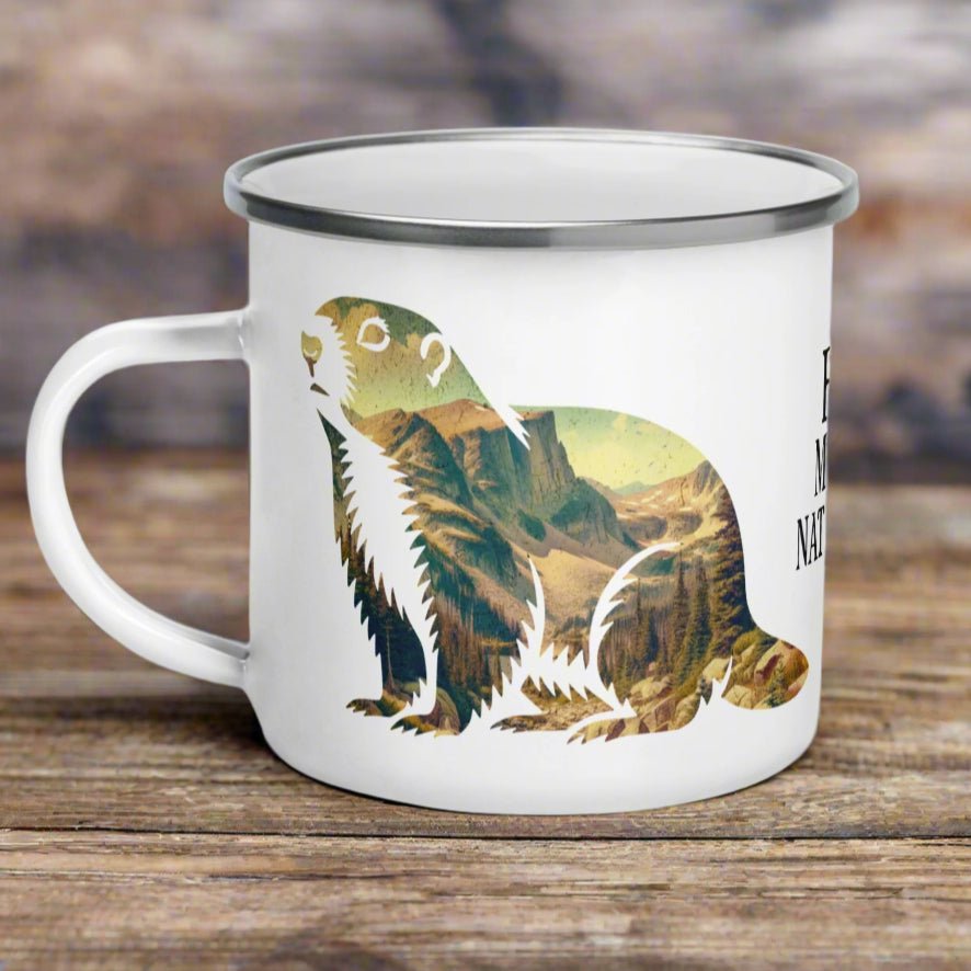 Rocky Mountain National Park Marmot Camp Mug - Parks Apparel