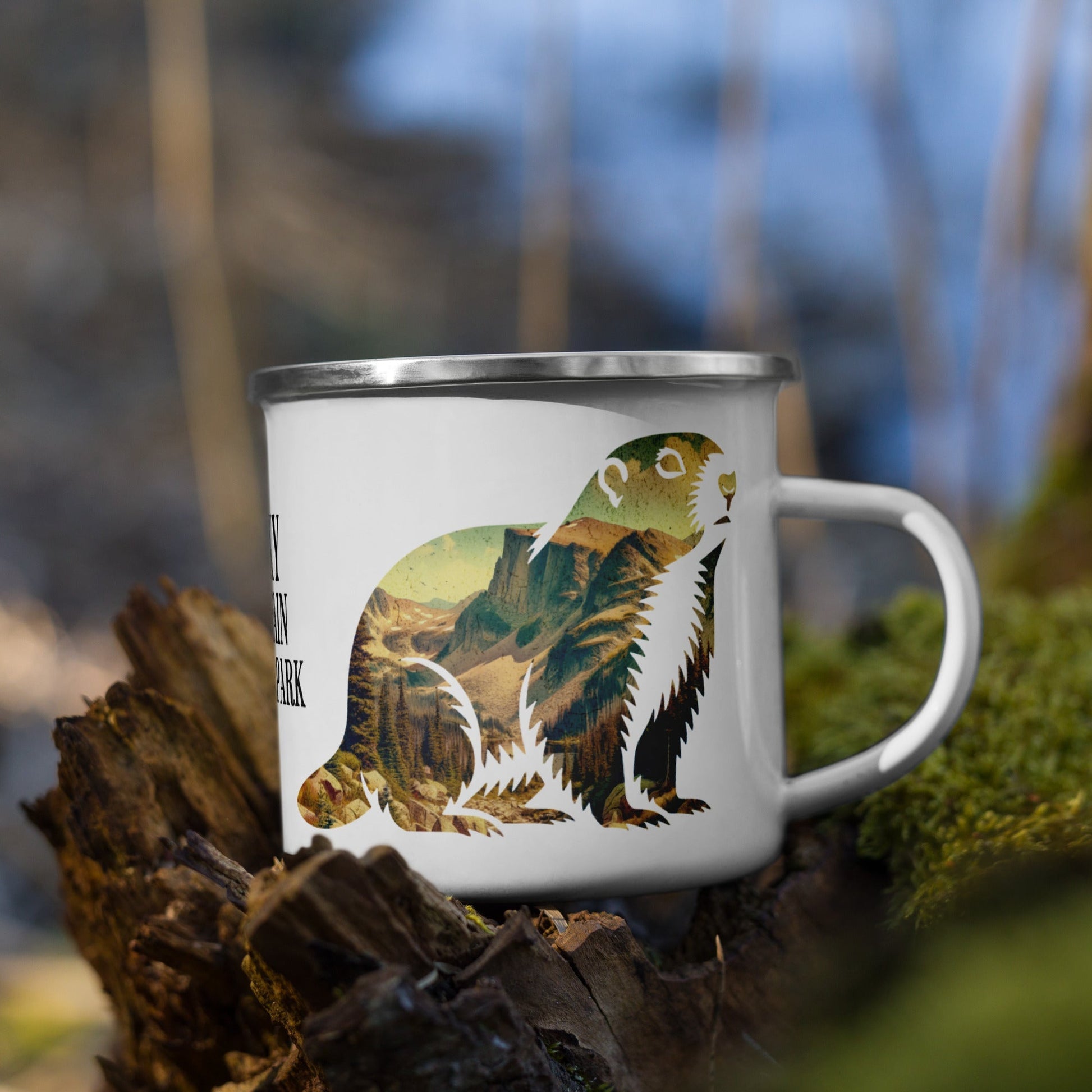 Rocky Mountain National Park Marmot Camp Mug - Parks Apparel