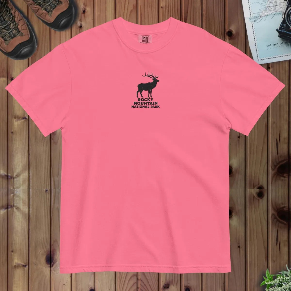 Rocky Mountain National Park Premium Embroidered T-shirt - Parks ApparelT-Shirt