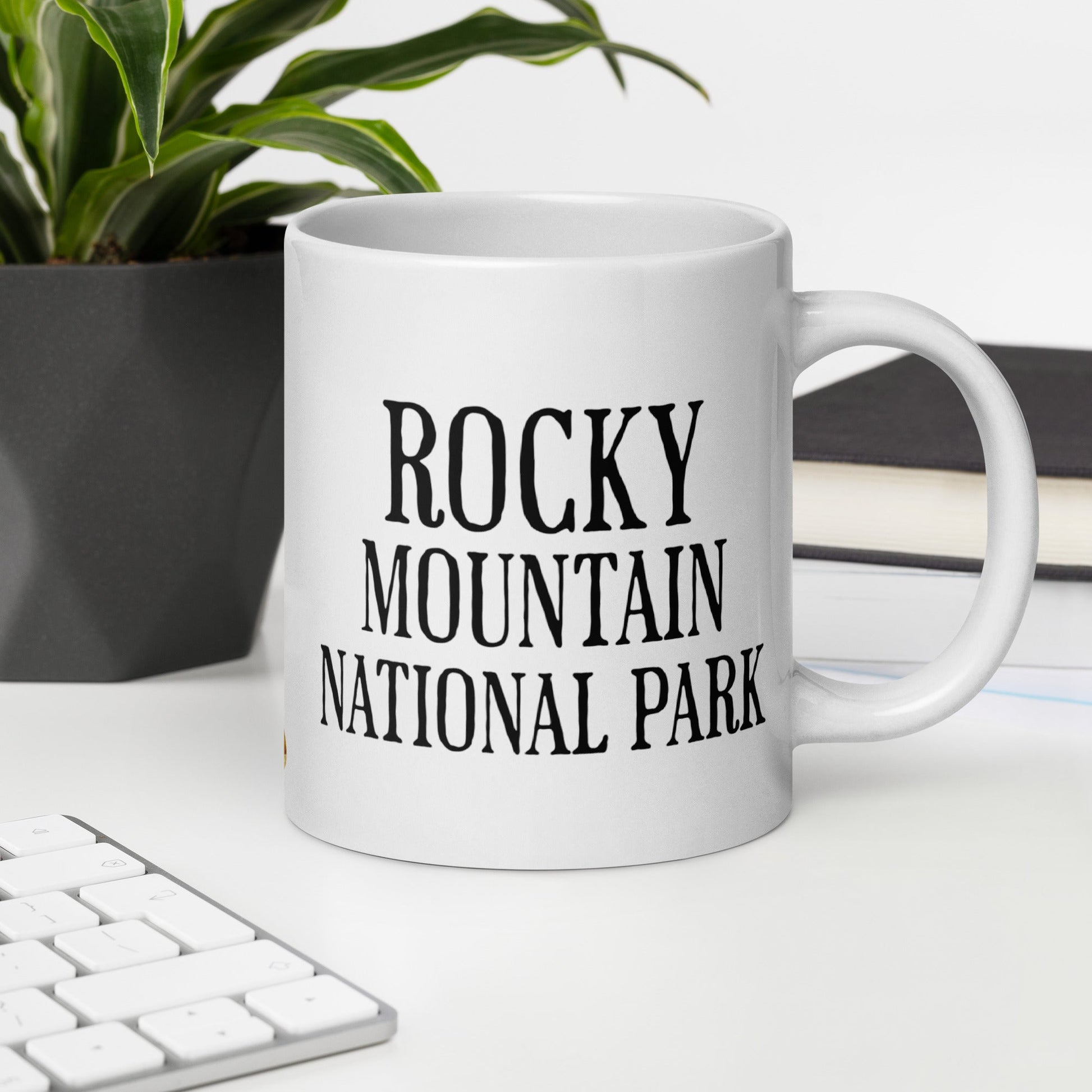 Rocky Mountain Park marmot mug design detail or product variation