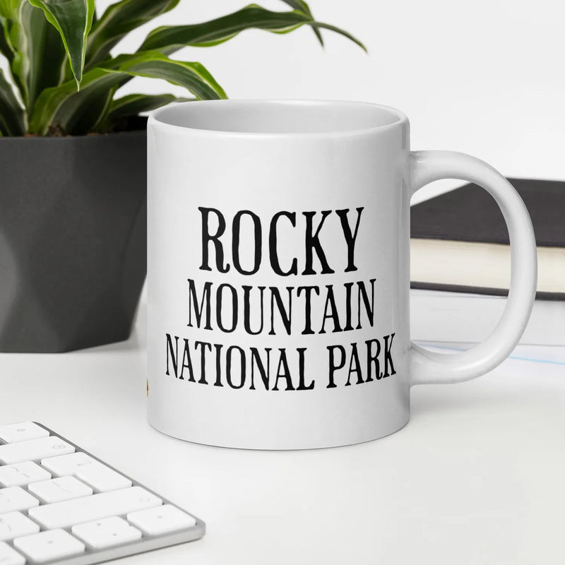 Rocky Mountain Park marmot mug design detail or product variation