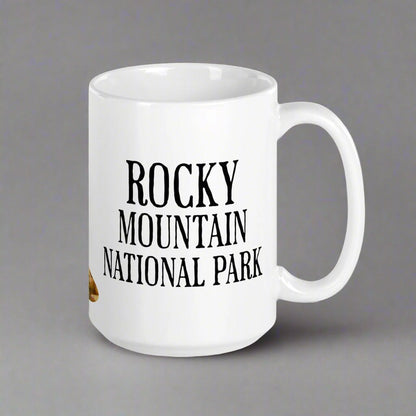 Rocky Mountain Park marmot mug alternate product angle