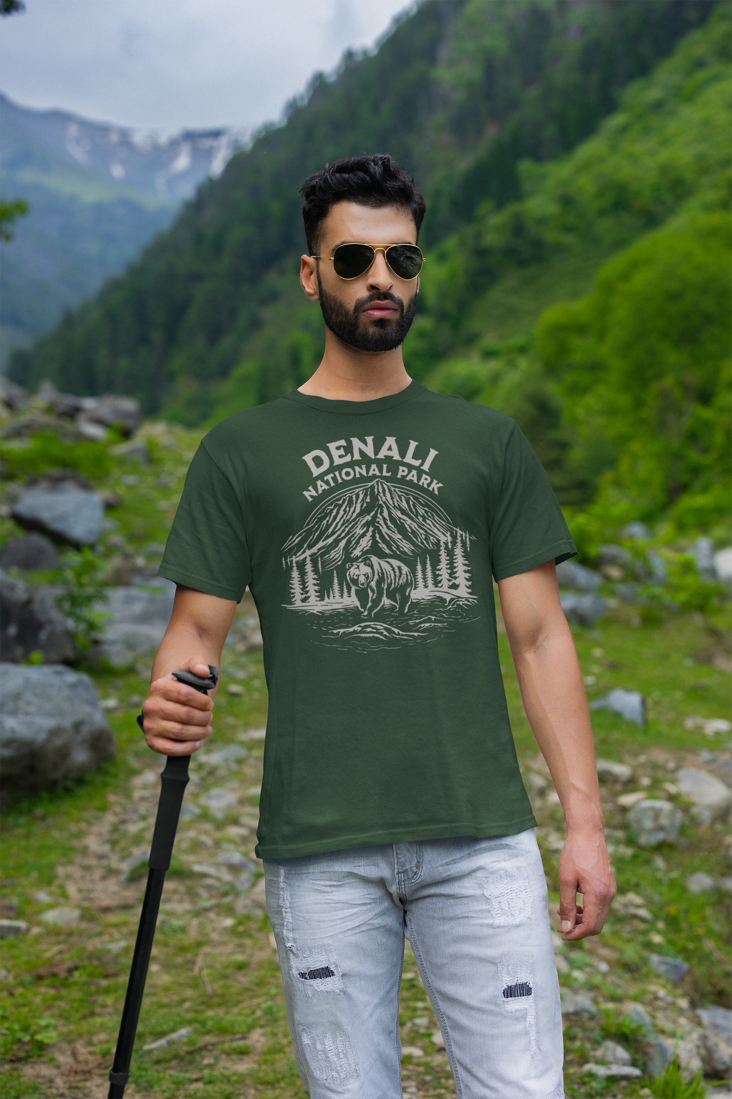 Denali National Park Alaska Unisex T-Shirt T-Shirt Printify