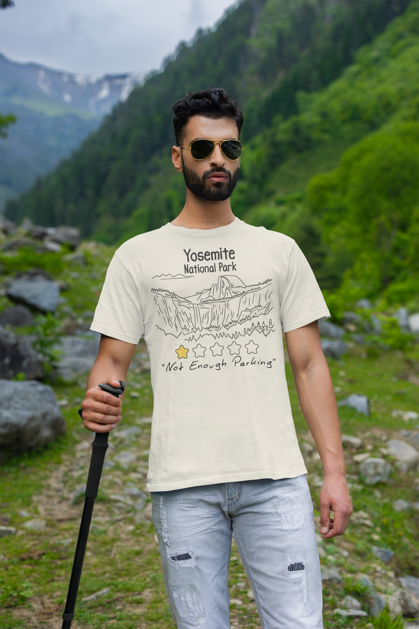 Yosemite 1 Star Review Unisex Tee T-Shirt Printify