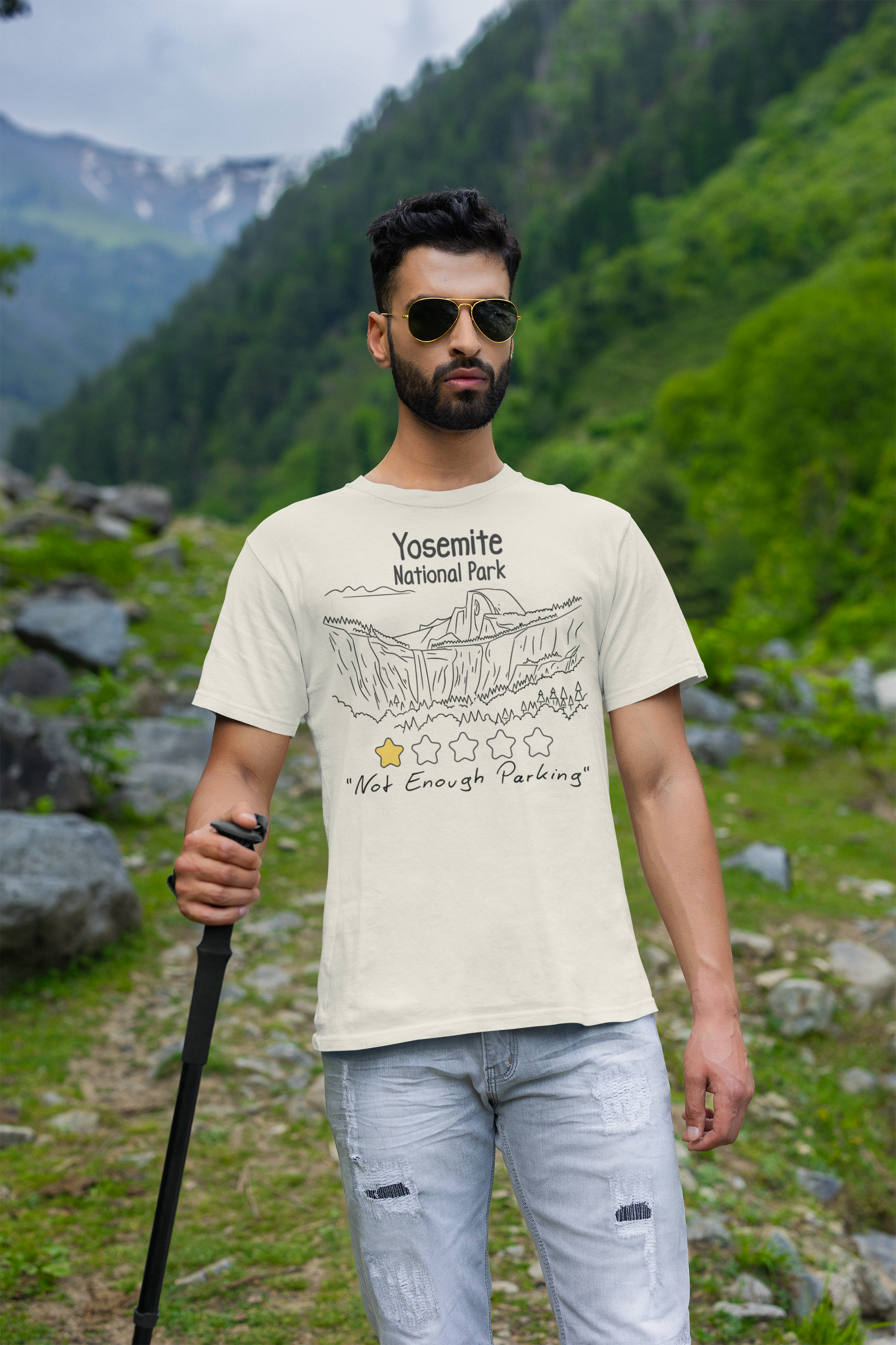 Yosemite 1 Star Review Unisex Tee T-Shirt Printify