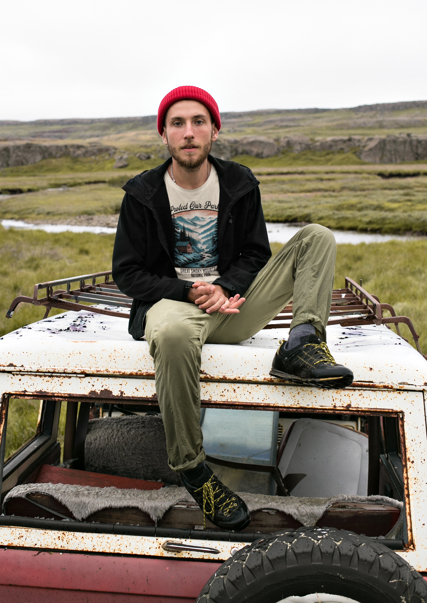 Protect Our Parks Great Smoky Mountains Unisex T-Shirt T-Shirt Printify