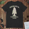 Sequoia Big Tree National Park Topo T-shirt