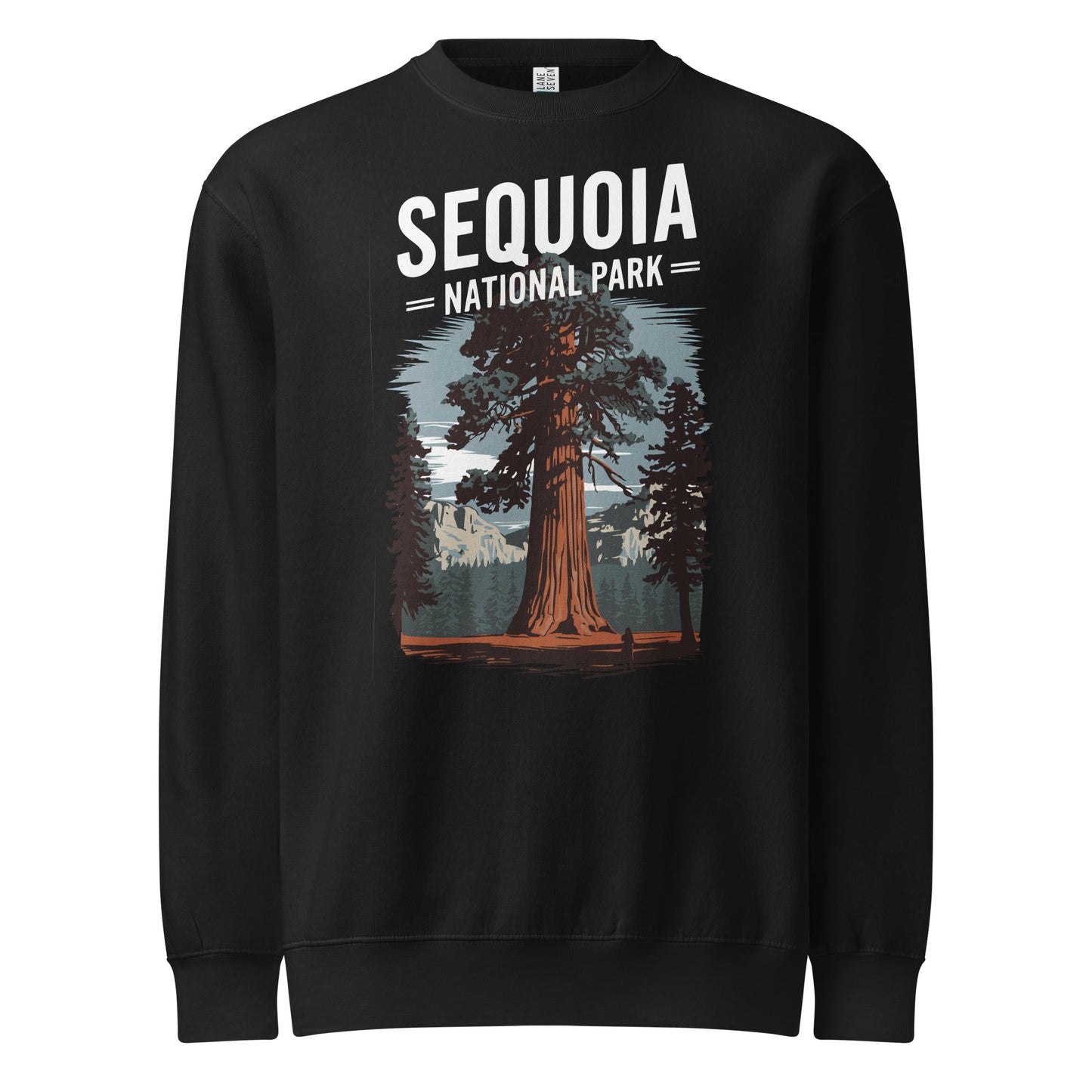 Sequoia crewneck sweatshirt shown in lifestyle or modeled setting