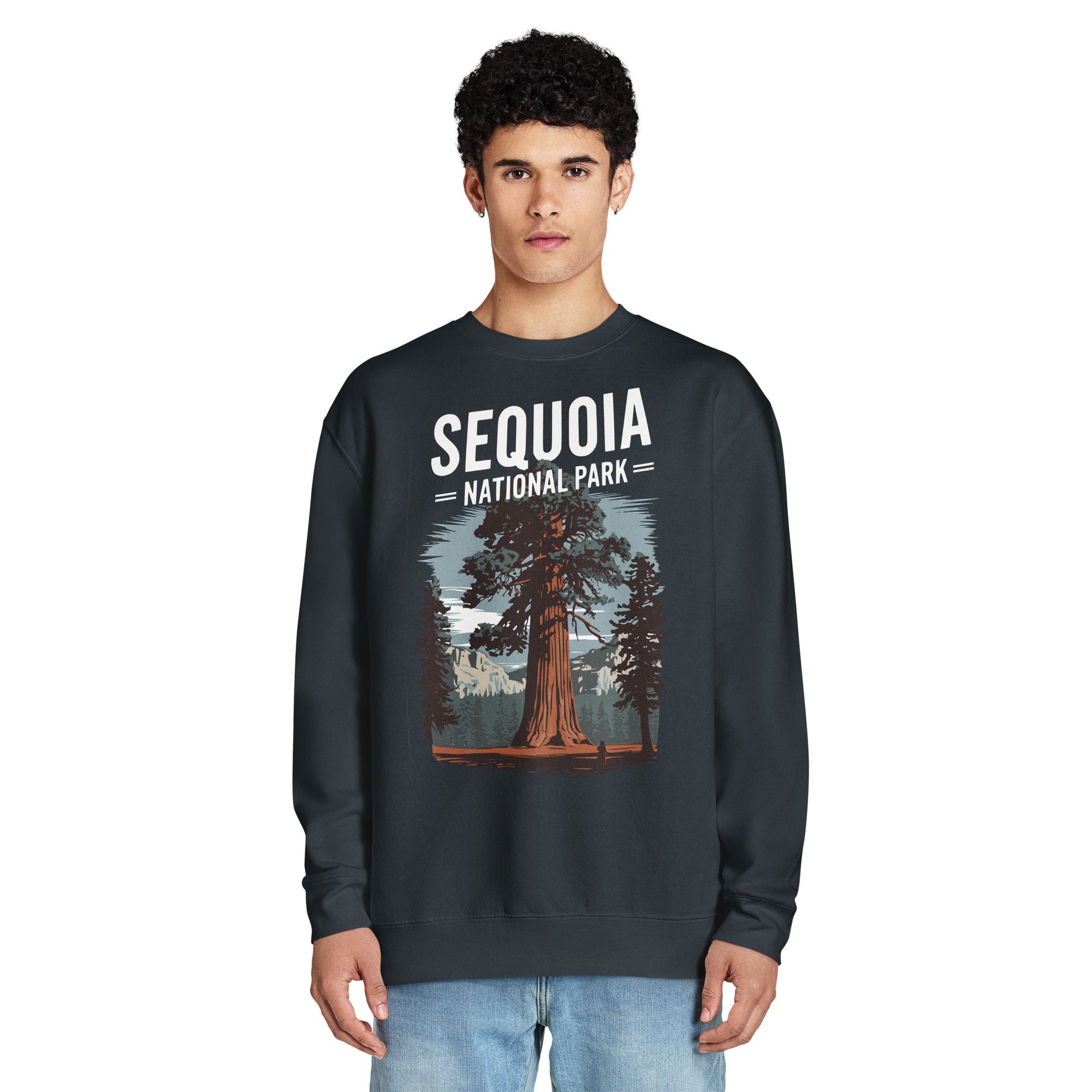 Sequoia crewneck sweatshirt alternate apparel color or product angle