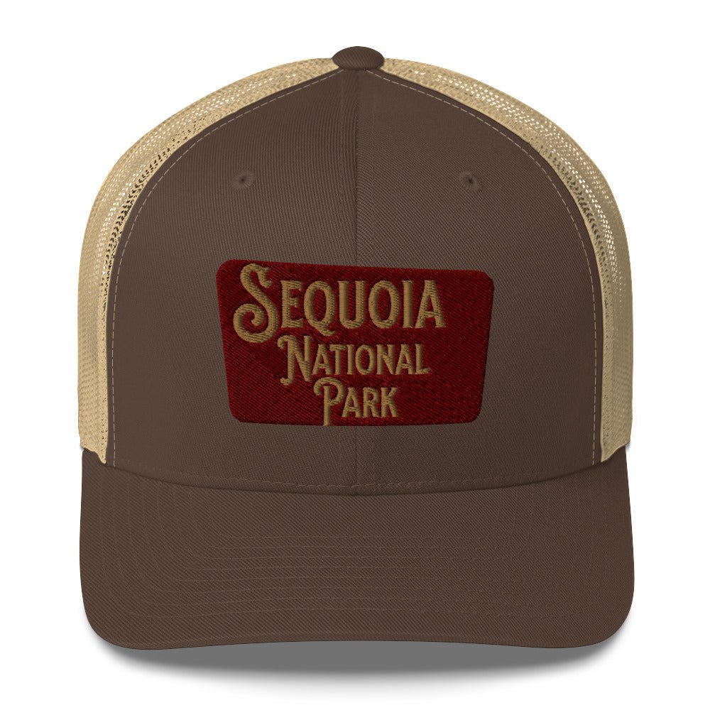 Sequoia Embroidered National Park Trucker Hat - Parks Apparelhat