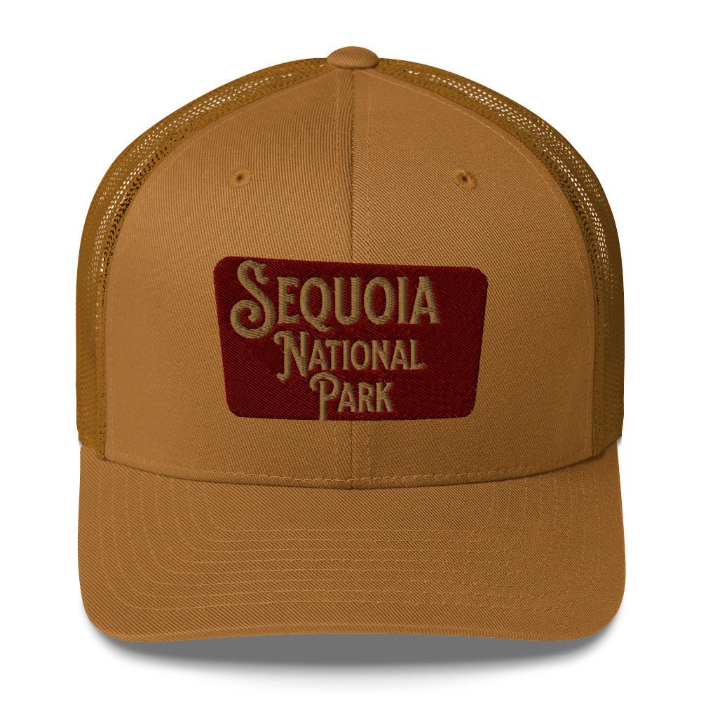 Sequoia Embroidered National Park Trucker Hat - Parks Apparelhat
