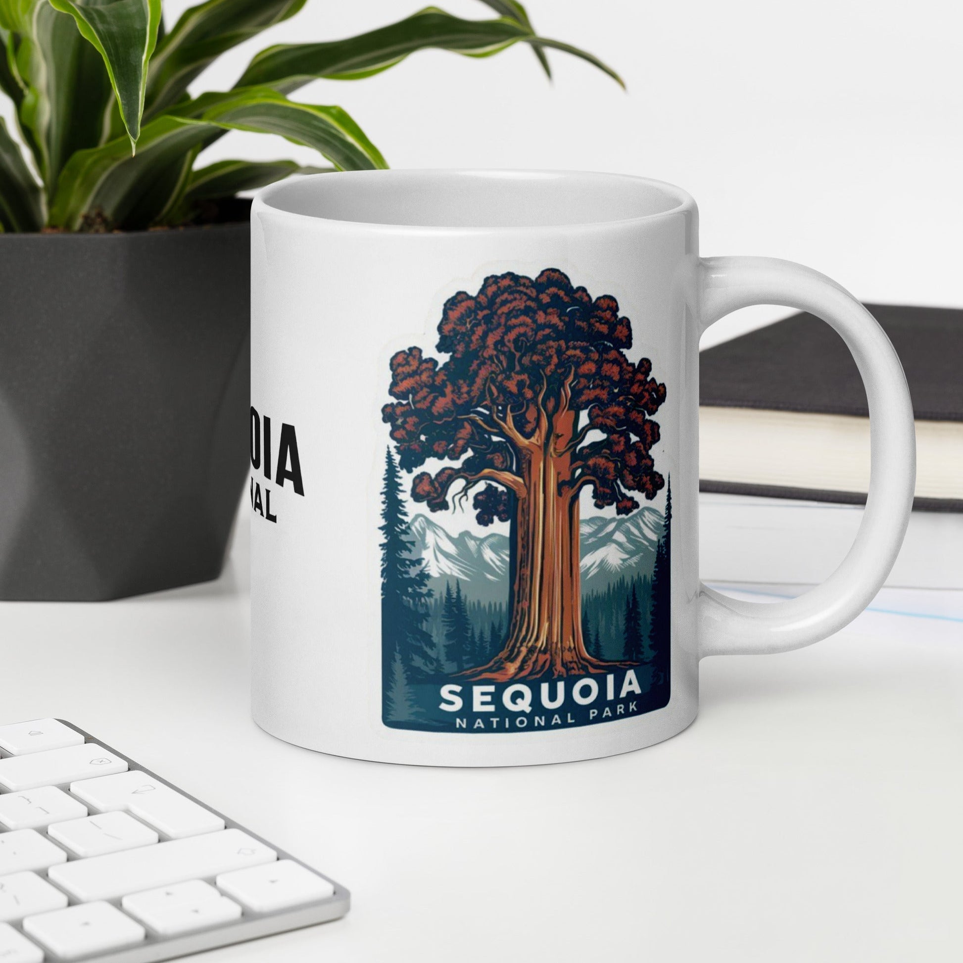 Sequoia National Park big tree mug design detail or product variation