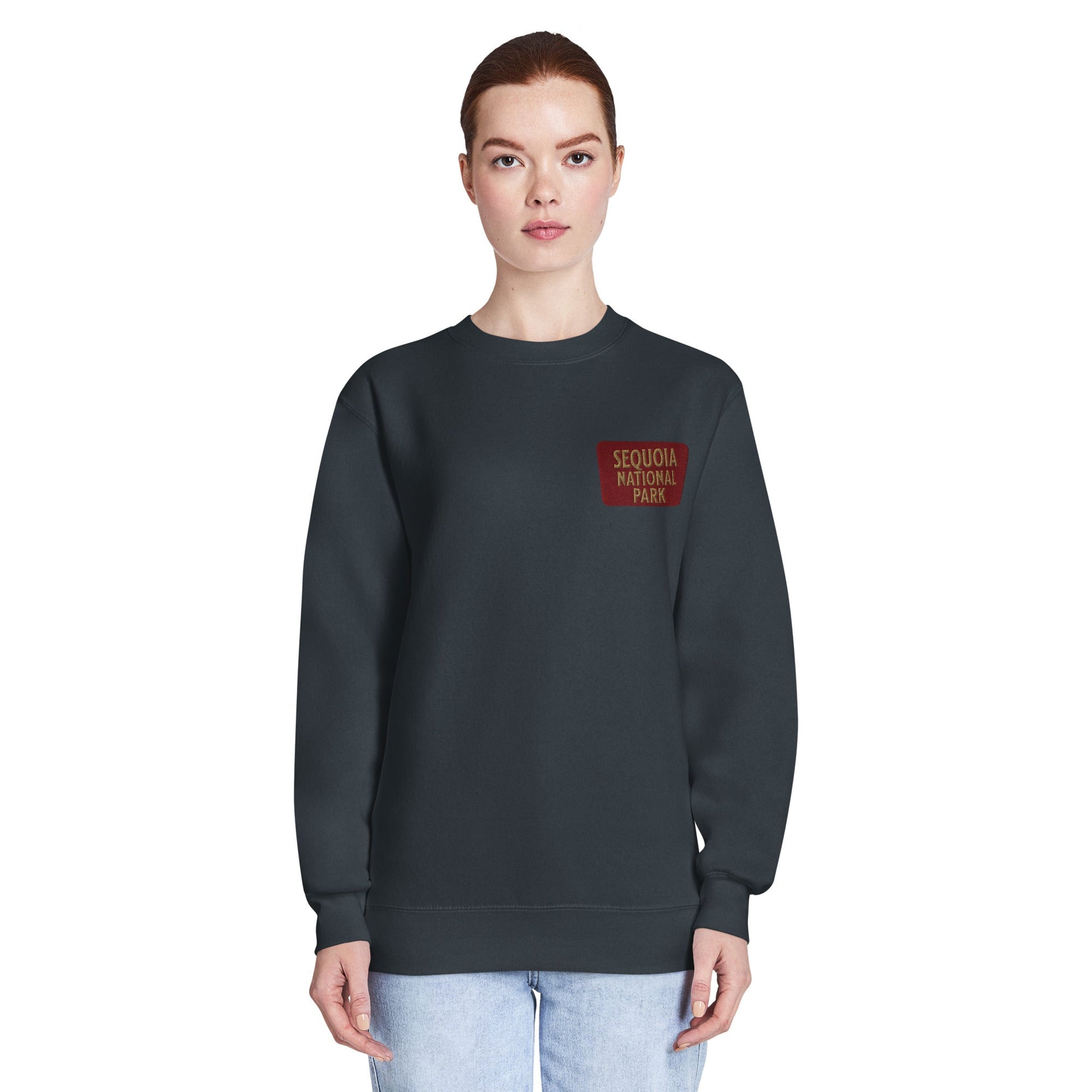 Sequoia National Park crewneck sweatshirt alternate apparel color or product angle
