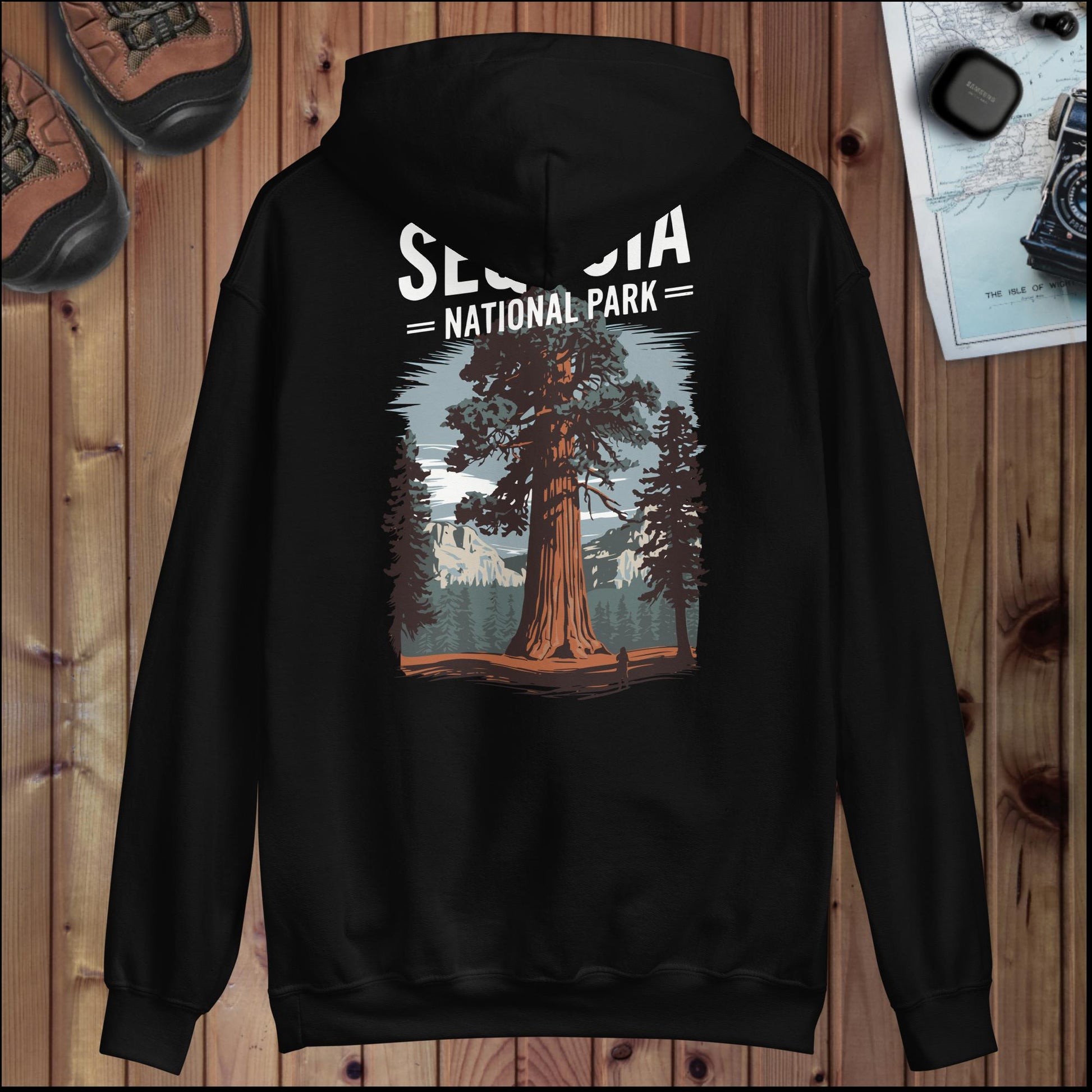 Sequoia National Park hoodie detail or alternate product view