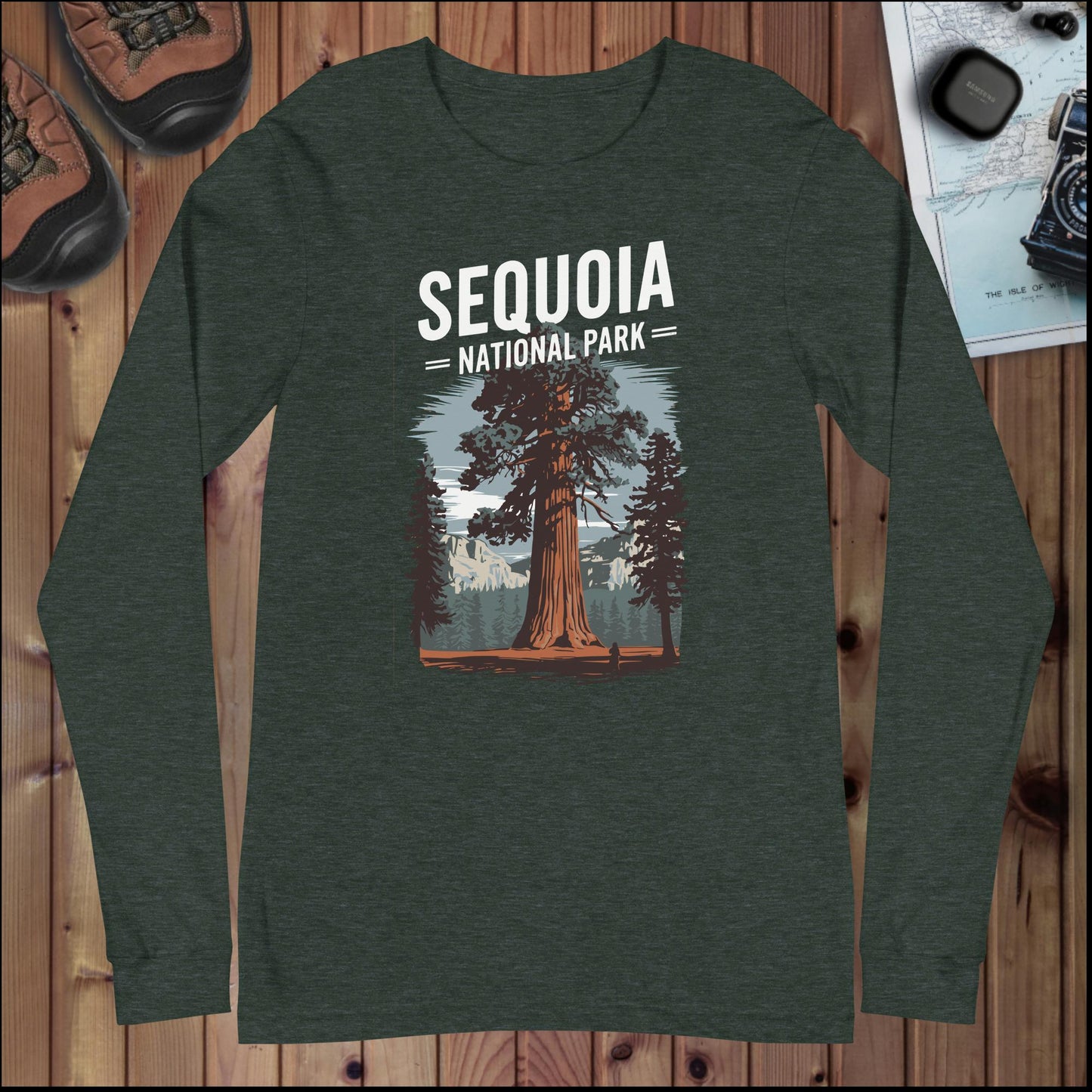 Sequoia National Park Long Sleeve Tee - Parks ApparelLong - sleeve
