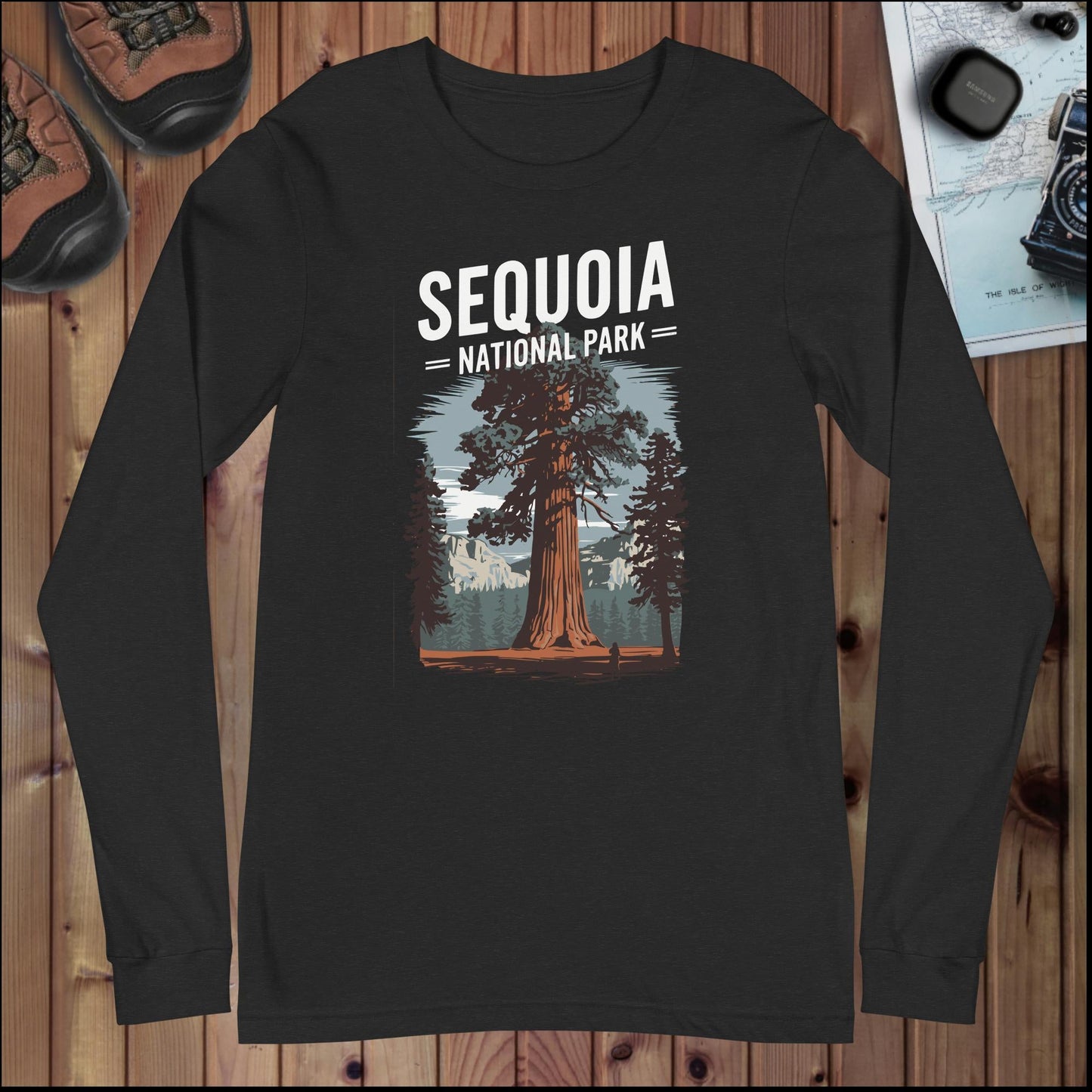 Sequoia National Park Long Sleeve Tee - Parks ApparelLong - sleeve