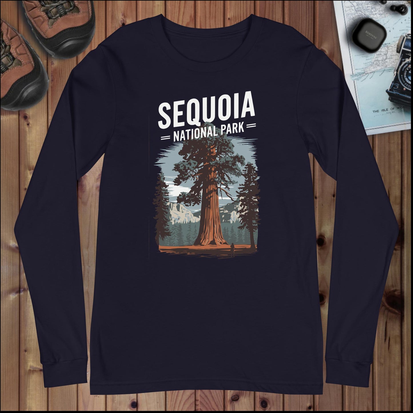 Sequoia National Park Long Sleeve Tee - Parks ApparelLong - sleeve