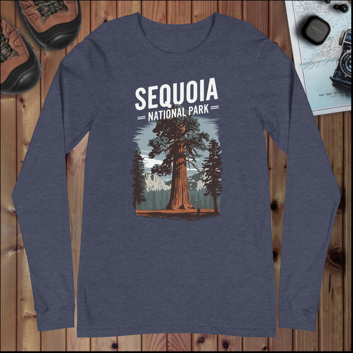 Sequoia National Park Long Sleeve Tee - Parks ApparelLong - sleeve