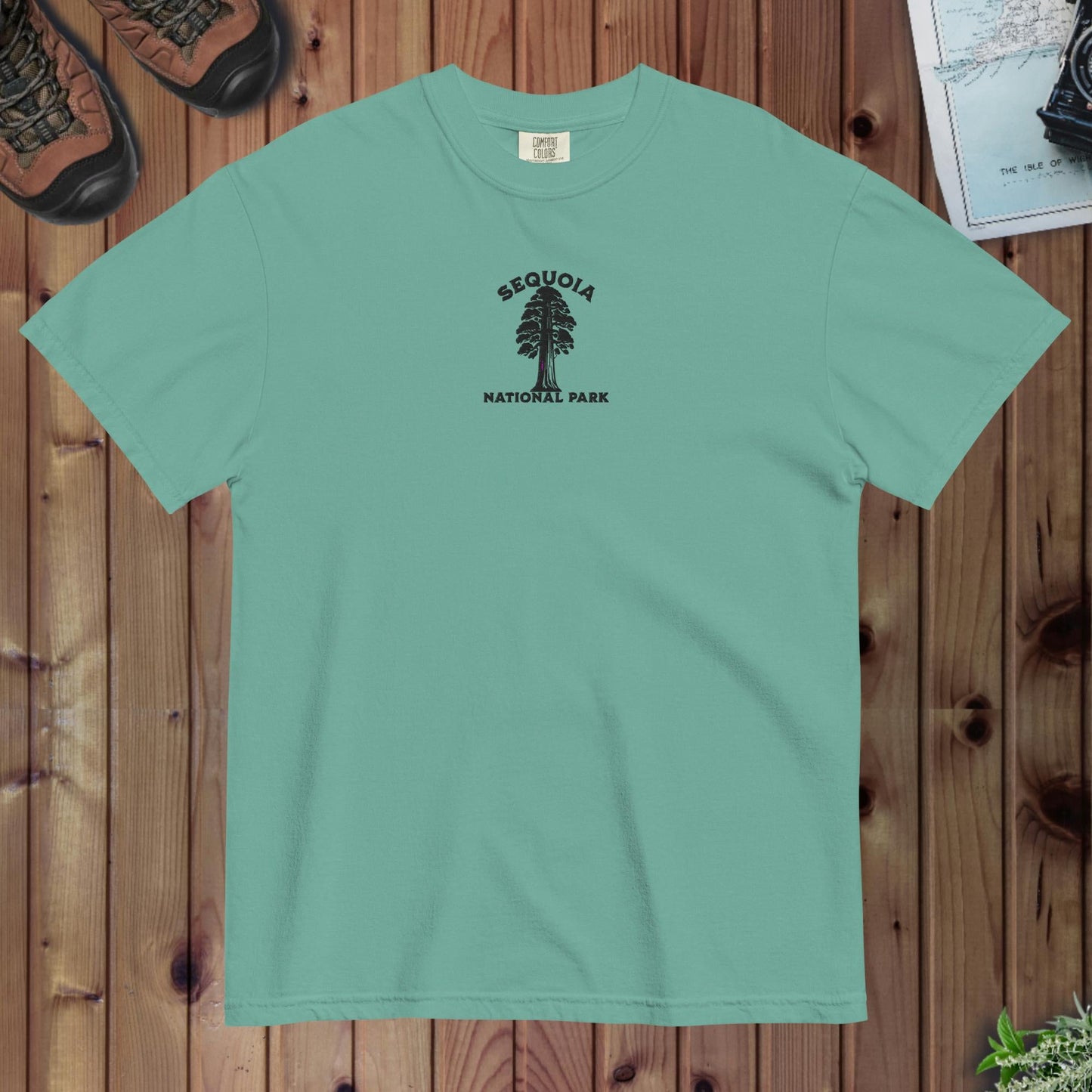 Sequoia National Park Premium Embroidered T-shirt - Parks ApparelT-Shirt