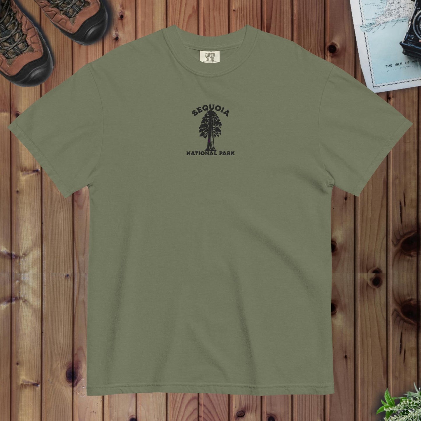 Sequoia National Park Premium Embroidered T-shirt - Parks ApparelT-Shirt