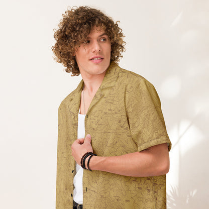 Sequoia National Park Topographic Button Up Unisex Shirt - Parks Apparelbutton shirt