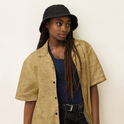 Sequoia National Park Topographic Button Up Unisex Shirt - Parks Apparelbutton shirt