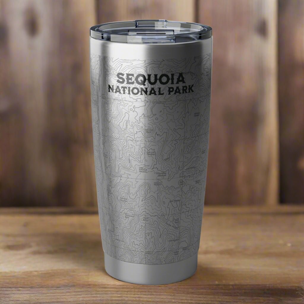 Sequoia National Park Topographic Tumbler 20oz - Parks ApparelMug