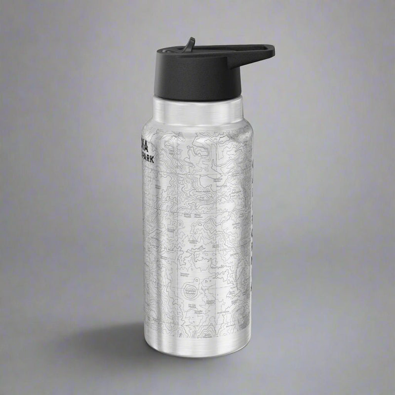Sequoia Topographic Water Bottle Tumbler - Parks ApparelMug