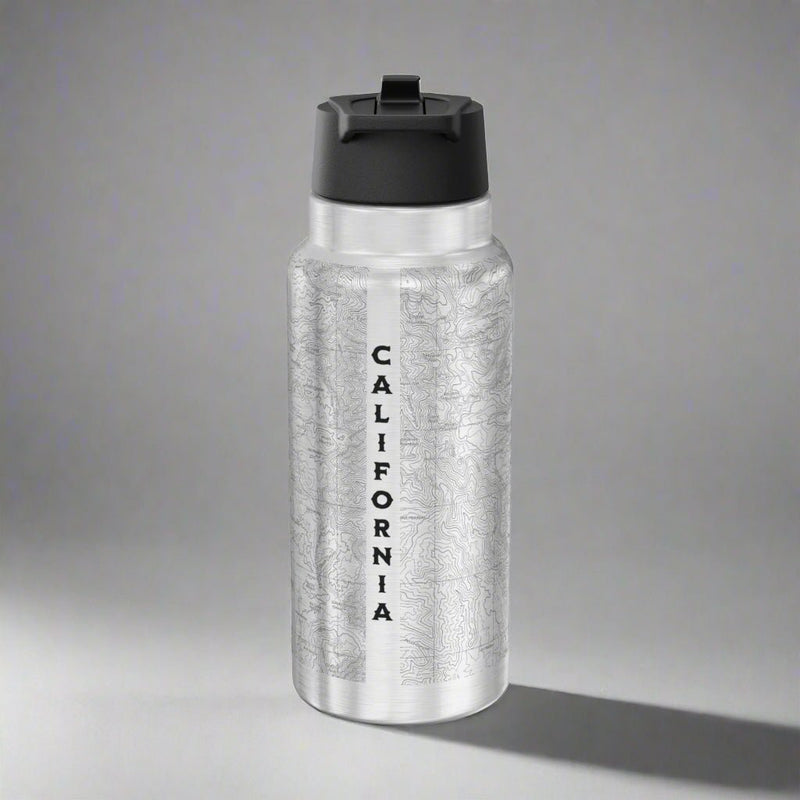 Sequoia Topographic Water Bottle Tumbler - Parks ApparelMug