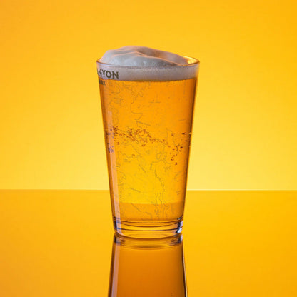 Bryce Canyon National Park Topographic Pint Glass Drinkware Park Service Apparel