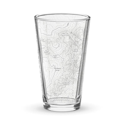 Mount Washington Topographic Pint Glass pint glass Park Service Apparel