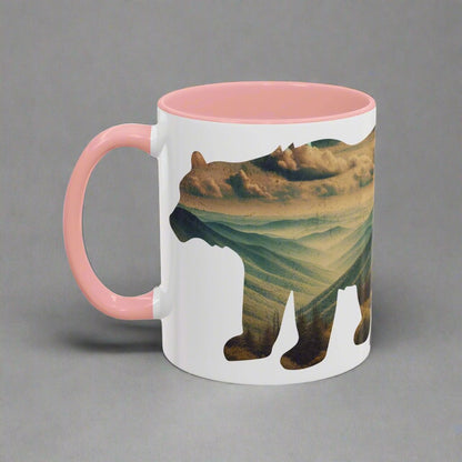 Shenandoah National Park Virginia bear colored coffee mug alternate product view