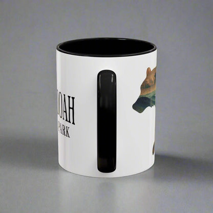 Shenandoah National Park Virginia bear colored coffee mug alternate product view