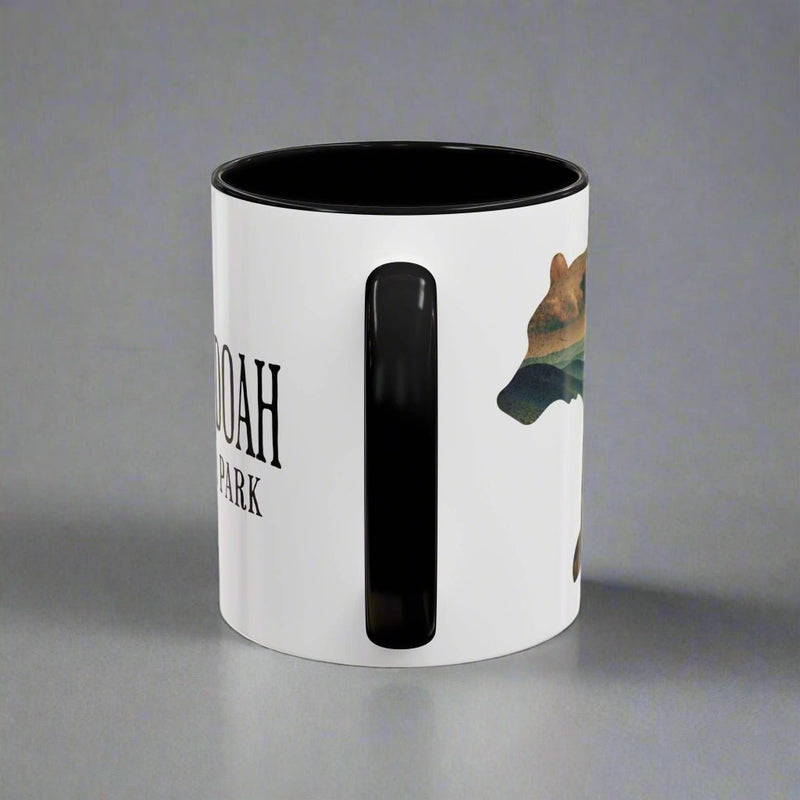 Shenandoah National Park Virginia bear colored coffee mug alternate product view