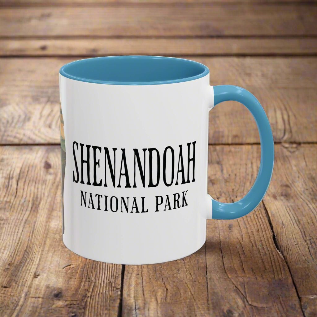 Shenandoah National Park Virginia bear colored coffee mug alternate product view