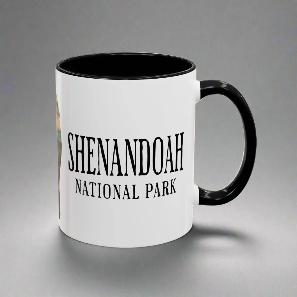 Shenandoah National Park Virginia bear colored coffee mug alternate product view