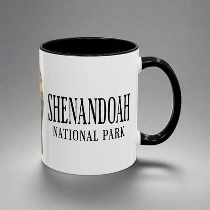 Shenandoah National Park Virginia bear colored coffee mug alternate product view
