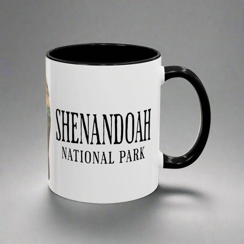 Shenandoah National Park Virginia bear colored coffee mug alternate product view