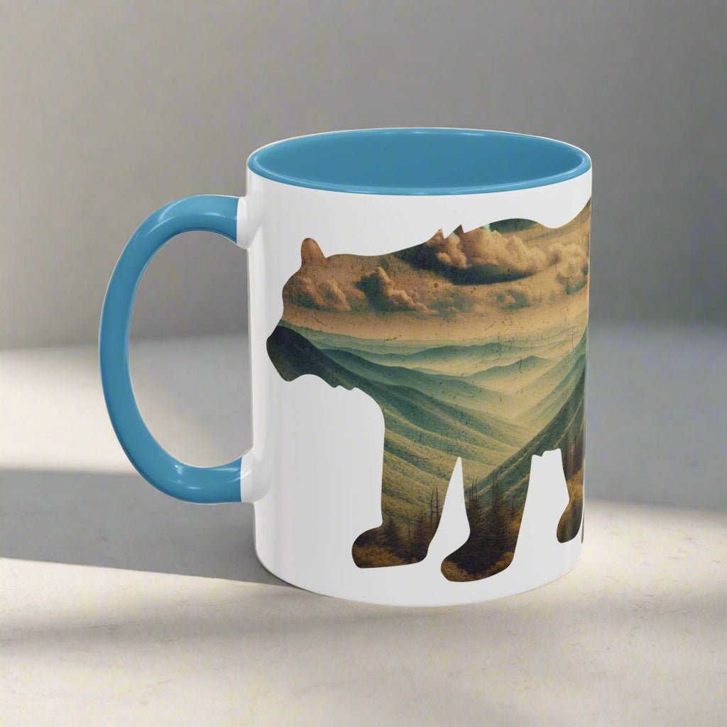 Shenandoah National Park Virginia bear colored coffee mug alternate product view